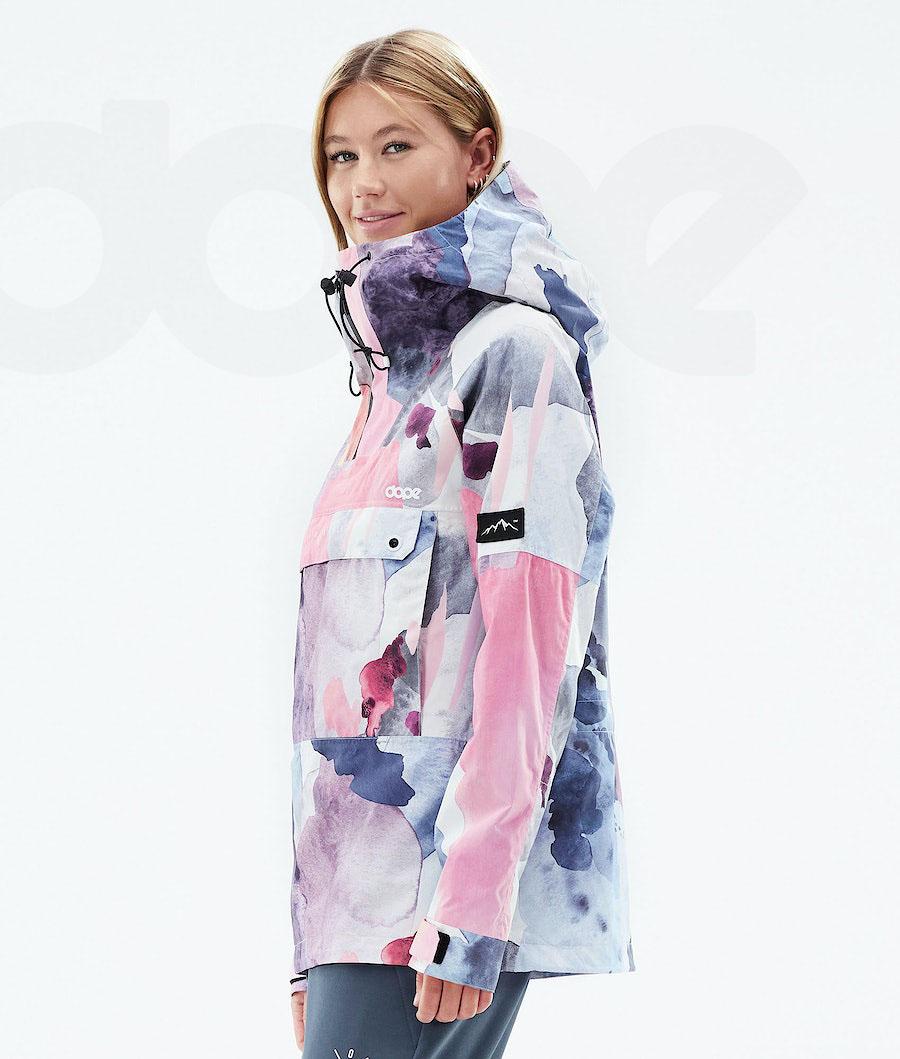 Pink Women's Dope Hiker Light W Outdoor Jackets | NZ_D1893