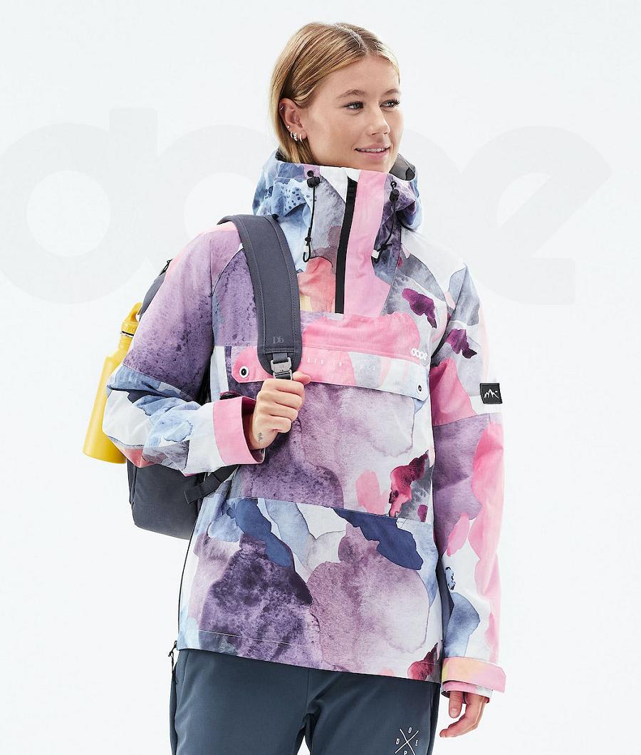 Pink Women\'s Dope Hiker Light W Outdoor Jackets | NZ_D1893