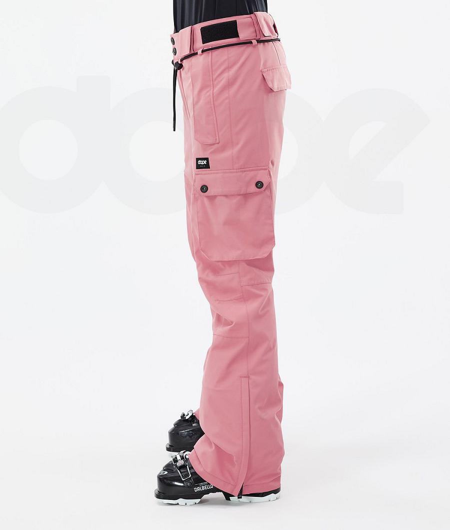 Pink Women's Dope Iconic W Ski Pants | NZ_D1559