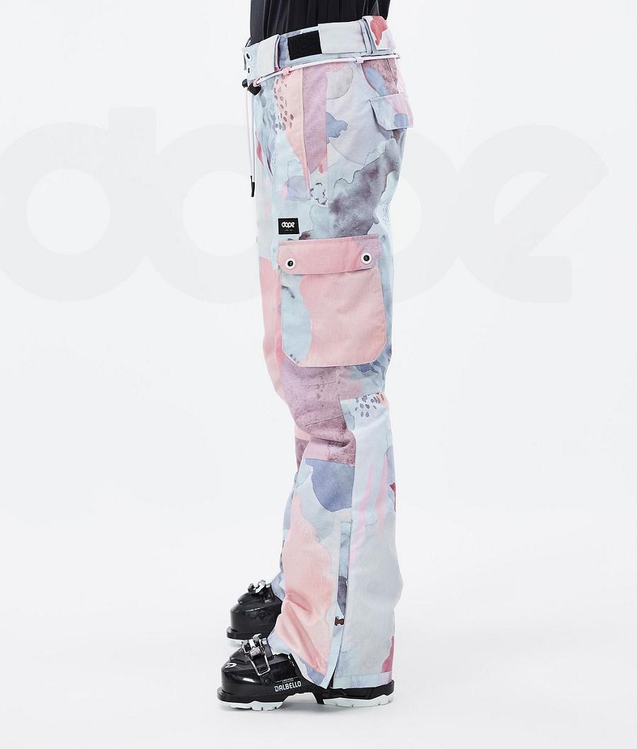 Pink Women's Dope Iconic W Ski Pants | NZ_D1784