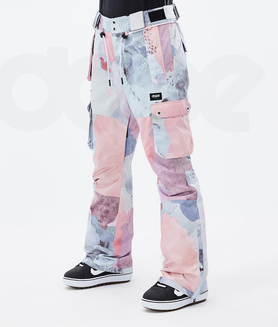 Pink Women\'s Dope Iconic W Snowboard Pants | NZ_D1678