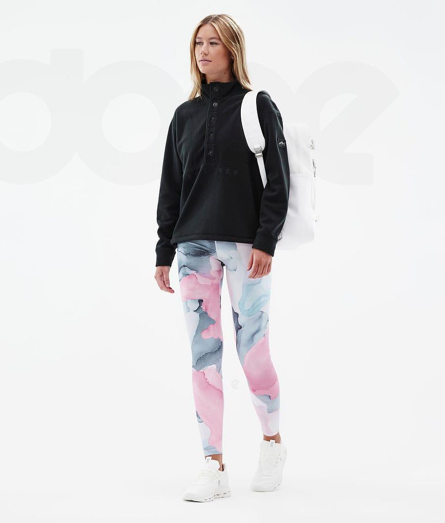Pink Women's Dope Lofty Leggings | NZ_D1634