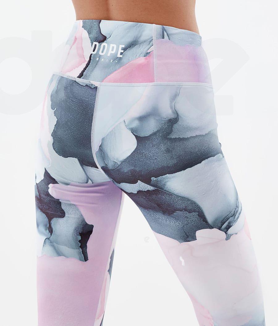 Pink Women's Dope Lofty Leggings | NZ_D1634