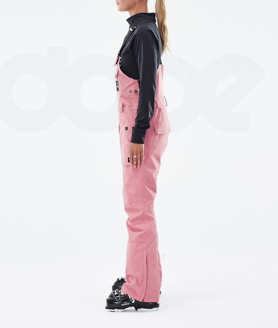 Pink Women's Dope Notorious B.I.B W Ski Pants | NZ_D2349