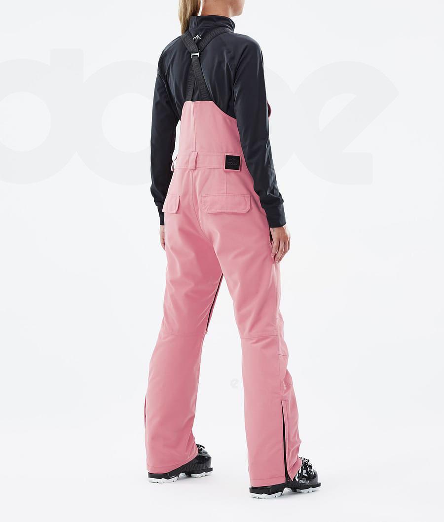 Pink Women's Dope Notorious B.I.B W Ski Pants | NZ_D2349