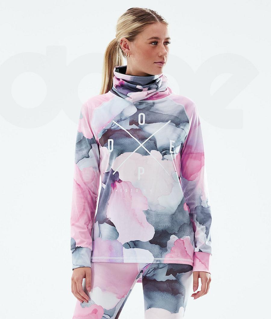 Pink Women\'s Dope Snuggle W Base Layer Tops | NZ_D1121