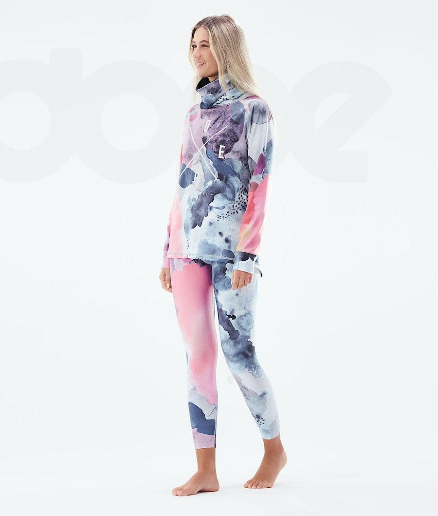 Pink Women's Dope Snuggle W Base Layer Tops | NZ_D1376