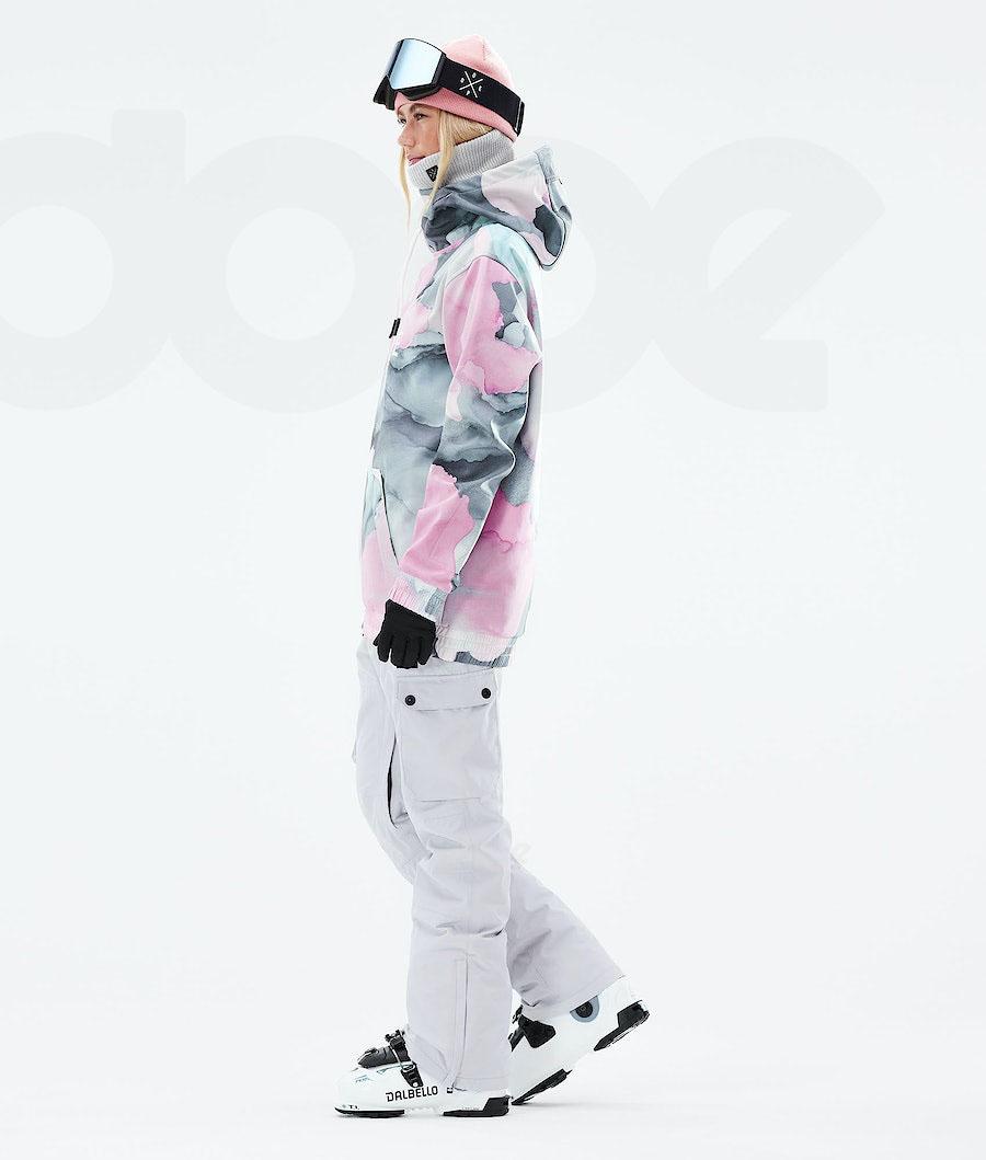 Pink Women's Dope Yeti 2021 Ski Jackets | NZ_D1196