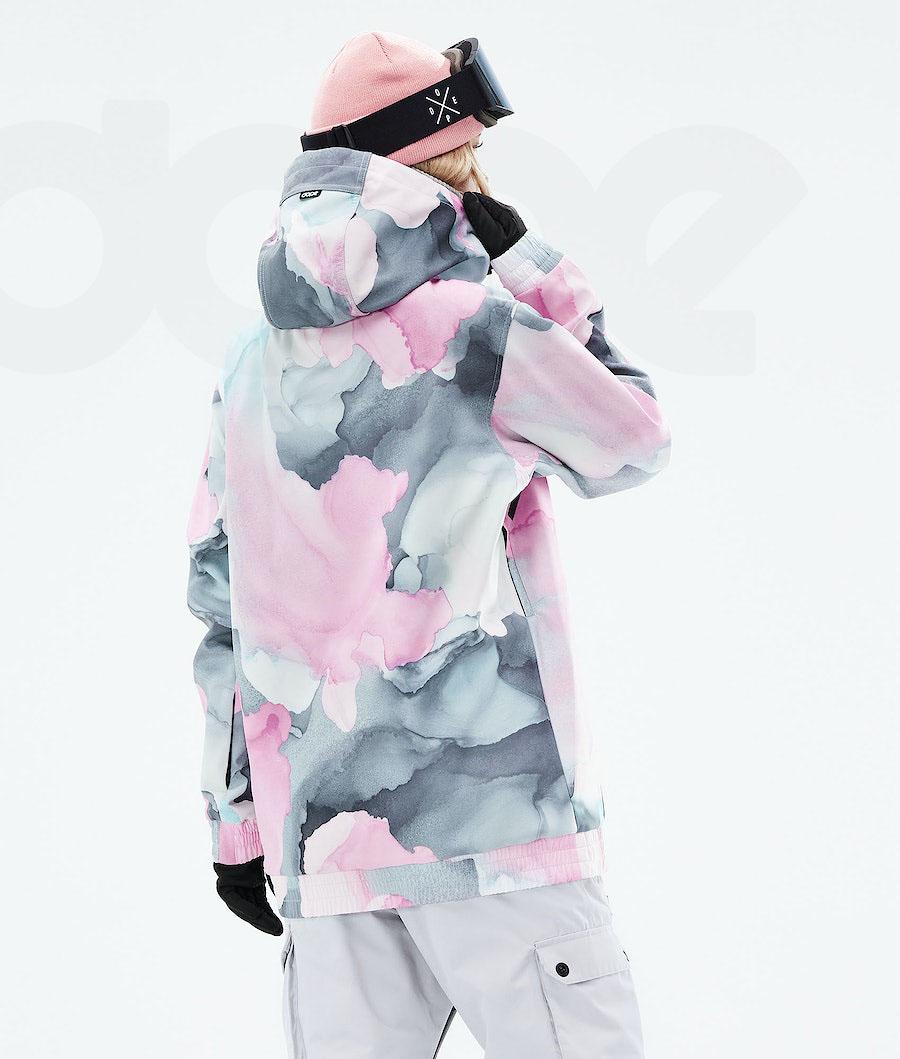 Pink Women's Dope Yeti 2021 Ski Jackets | NZ_D1196