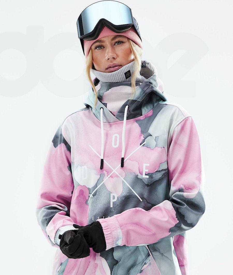 Pink Women's Dope Yeti 2021 Snowboard Jackets | NZ_D1345