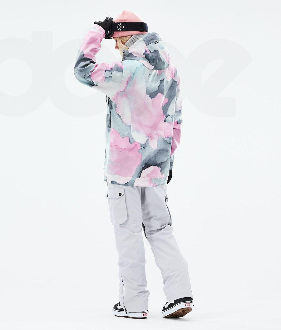 Pink Women's Dope Yeti 2021 Snowboard Jackets | NZ_D1345