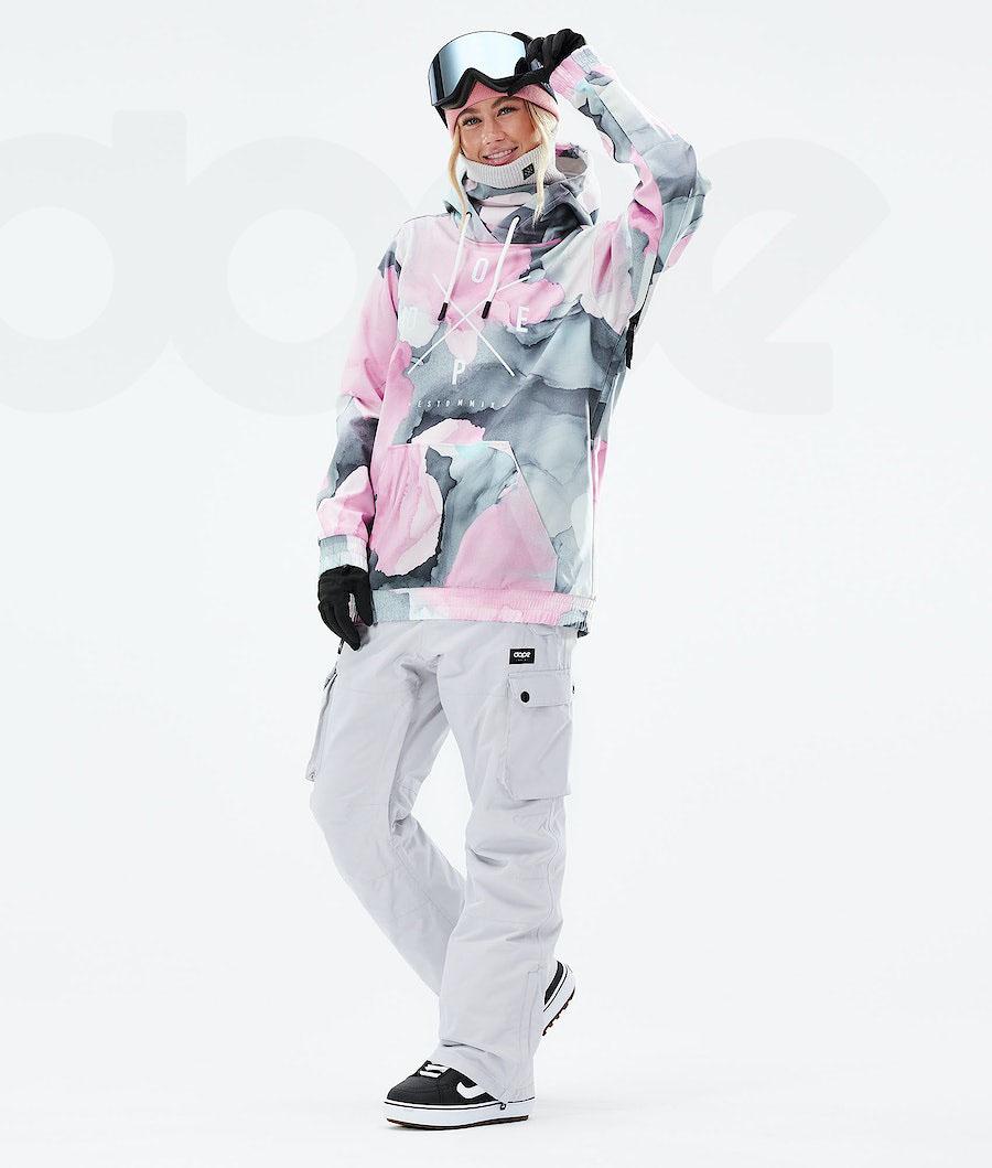 Pink Women's Dope Yeti 2021 Snowboard Jackets | NZ_D1345