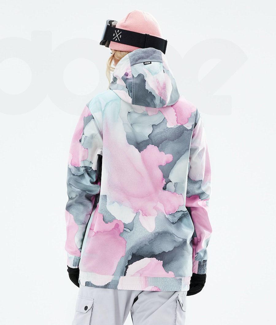 Pink Women's Dope Yeti 2021 Snowboard Jackets | NZ_D1345