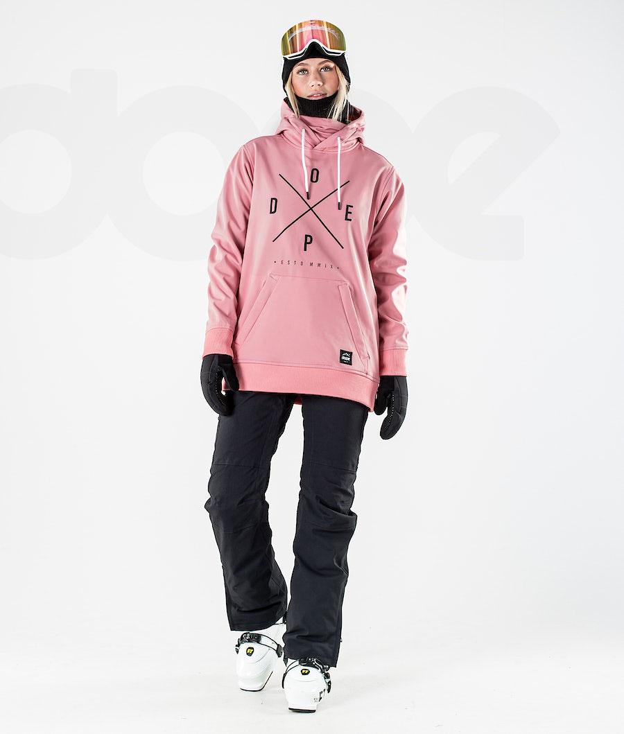 Pink Women's Dope Yeti W 10k Ski Jackets | NZ_D2152