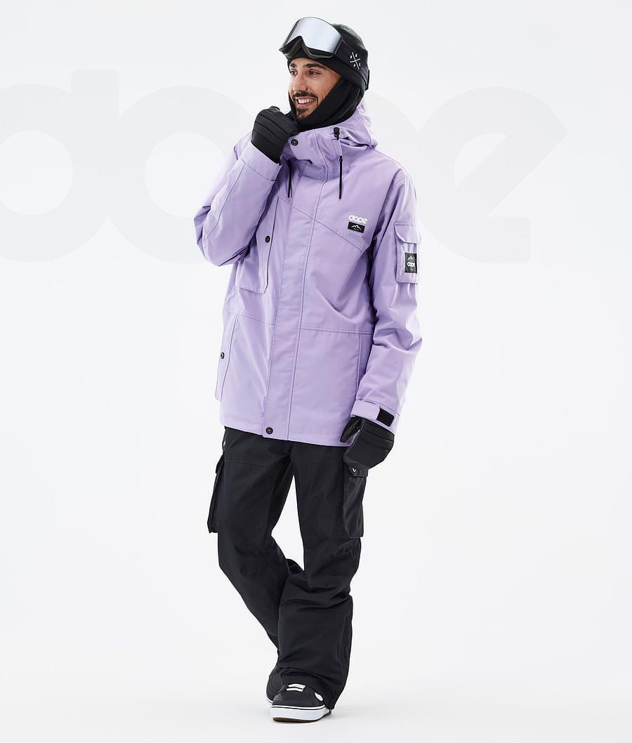 Purple Men's Dope Adept Snowboard Jackets | NZ_D1240