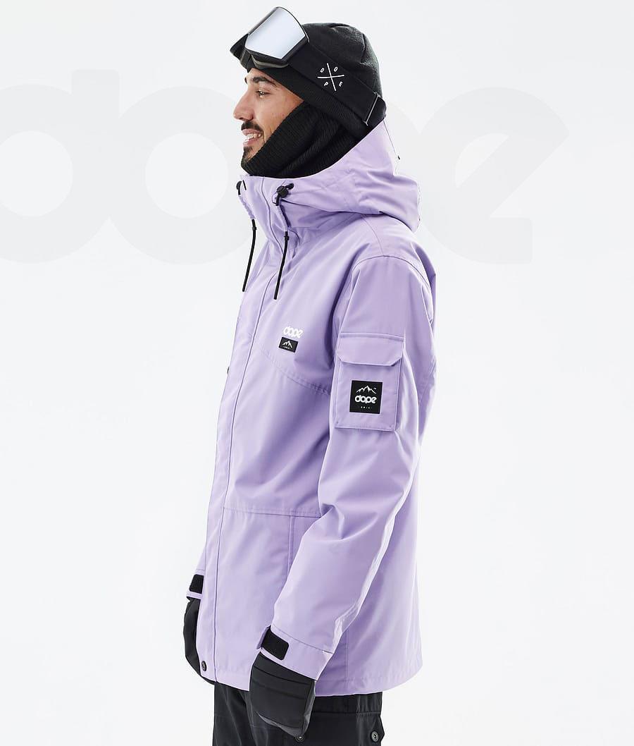 Purple Men's Dope Adept Snowboard Jackets | NZ_D1240