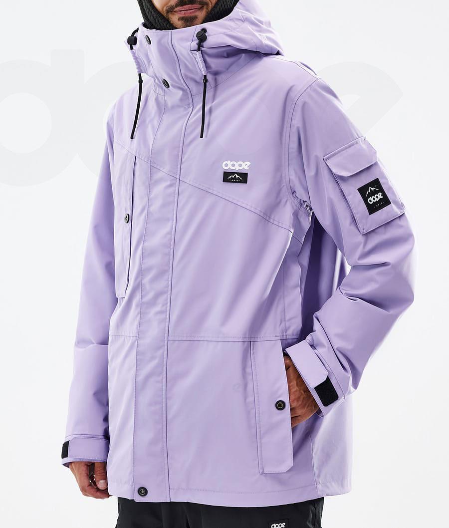 Purple Men's Dope Adept Snowboard Jackets | NZ_D1240