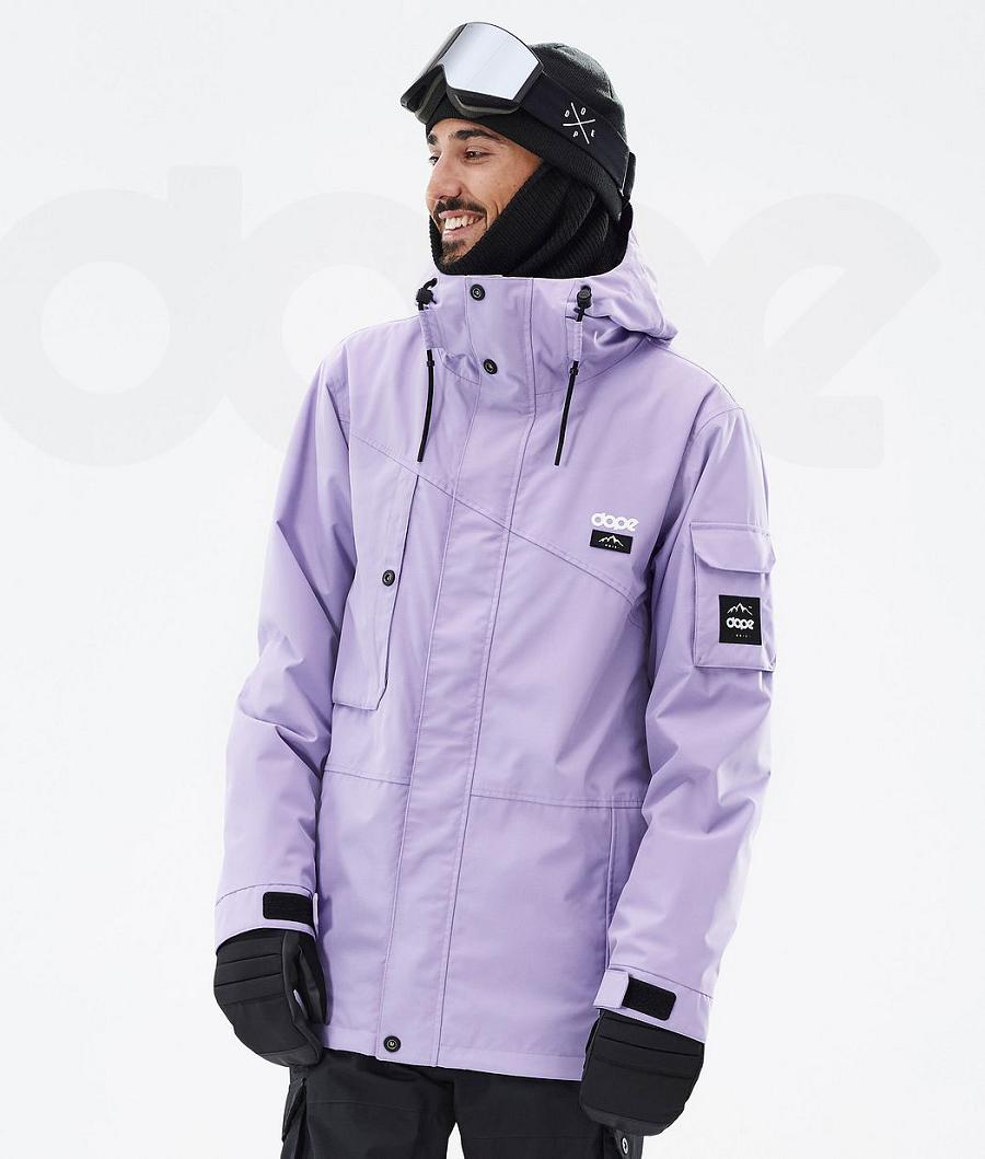 Purple Men\'s Dope Adept Snowboard Jackets | NZ_D1240