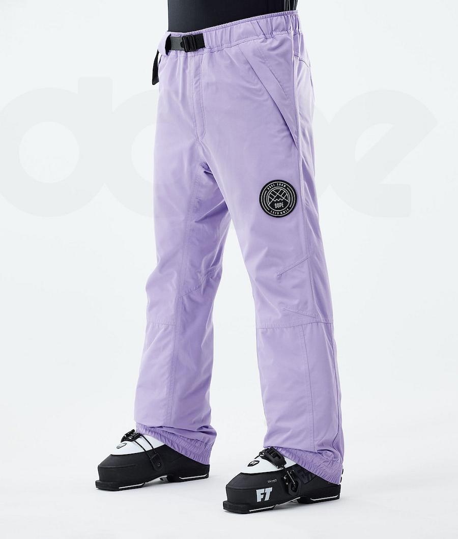 Purple Men\'s Dope Blizzard 2021 Ski Pants | NZ_D2267