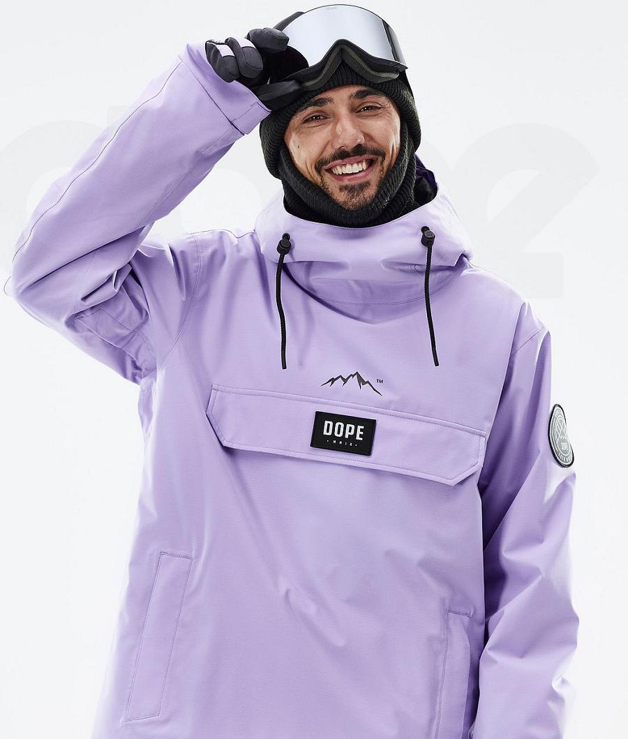 Purple Men's Dope Blizzard Ski Jackets | NZ_D1835