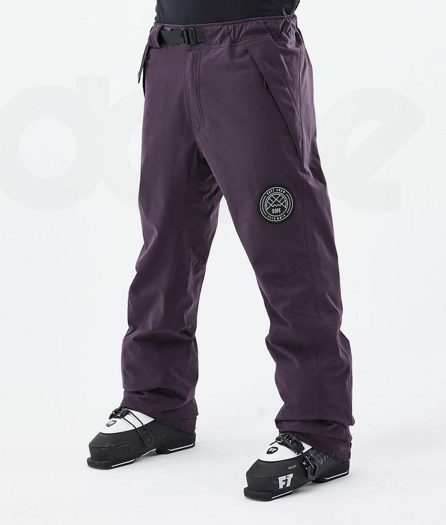 Purple Men\'s Dope Blizzard Ski Pants | NZ_D1756