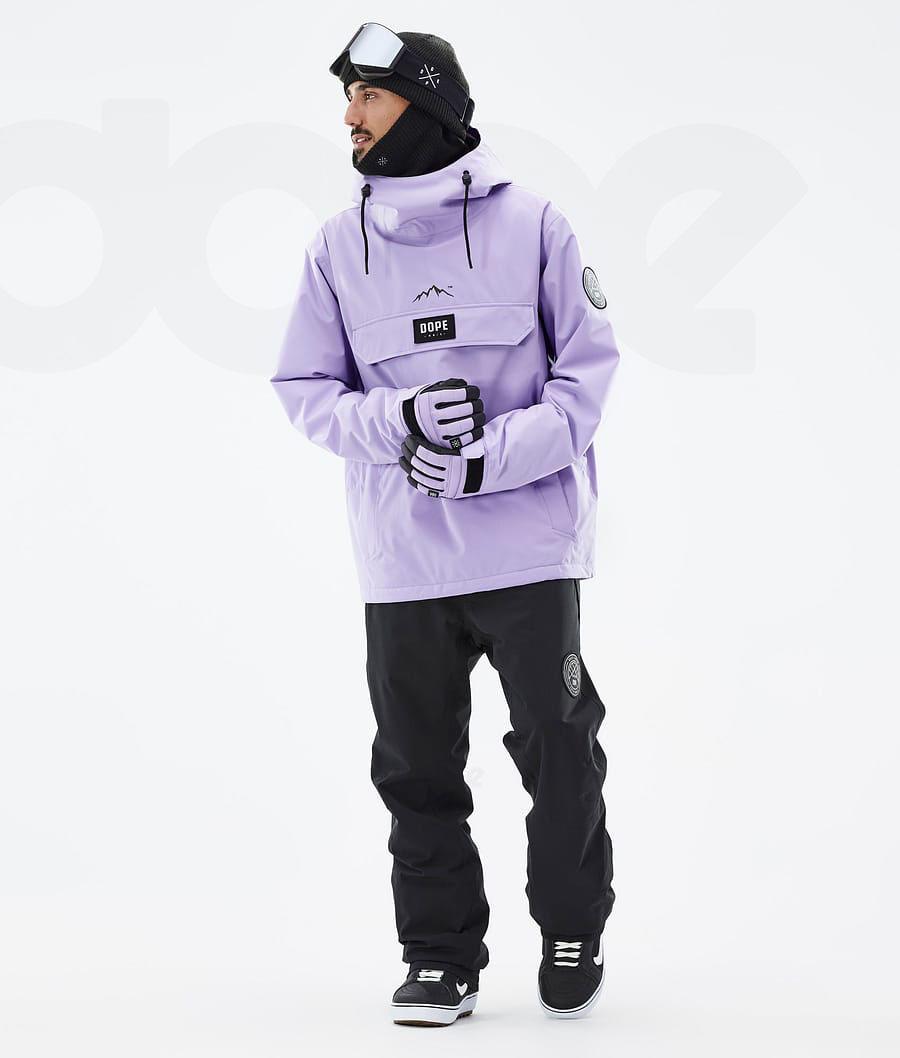 Purple Men's Dope Blizzard Snowboard Jackets | NZ_D1197