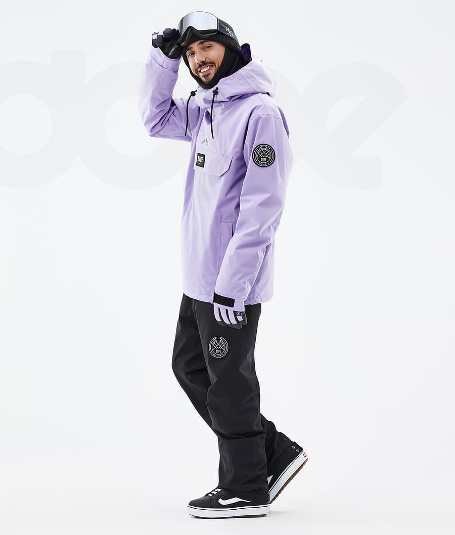 Purple Men's Dope Blizzard Snowboard Jackets | NZ_D1197
