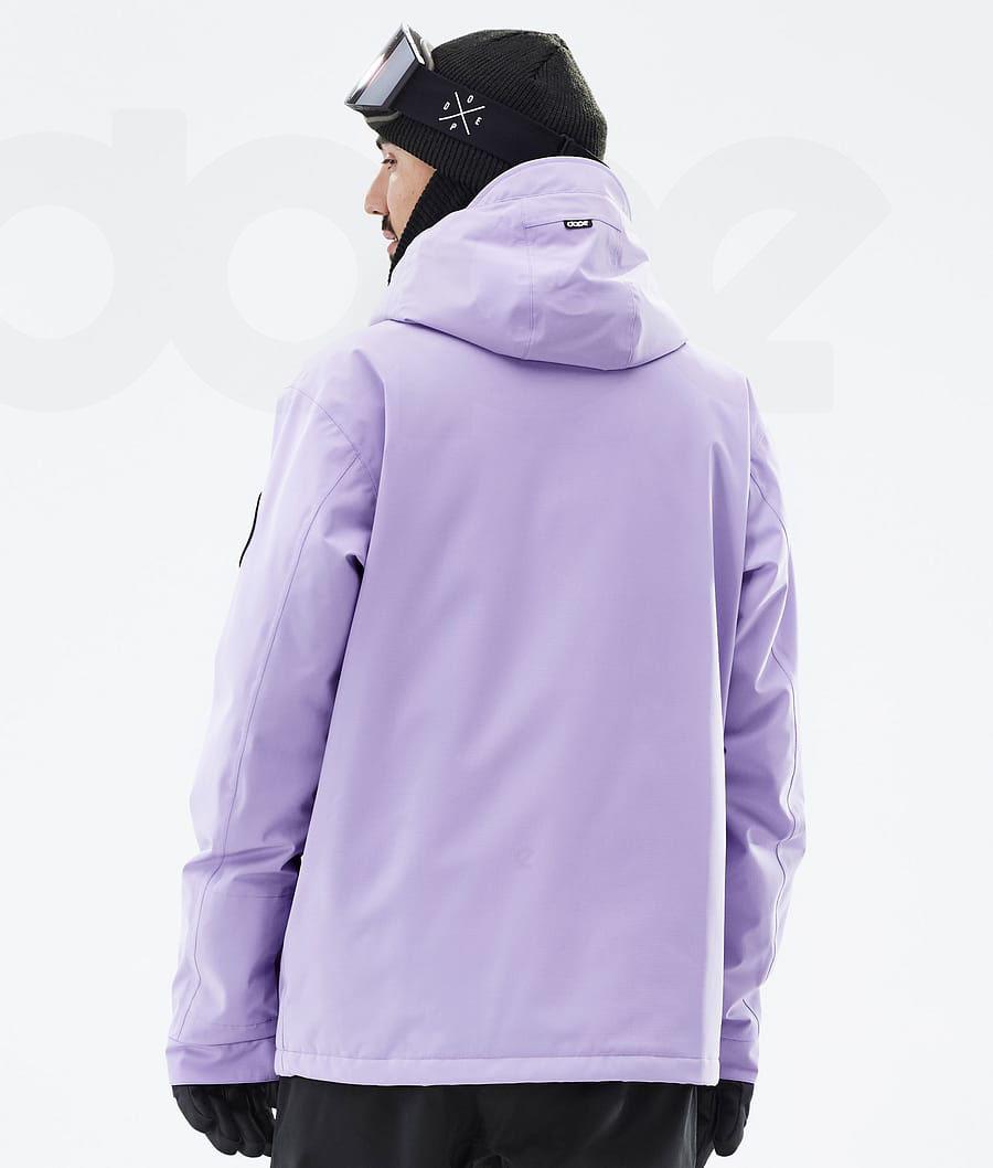 Purple Men's Dope Blizzard Snowboard Jackets | NZ_D1197