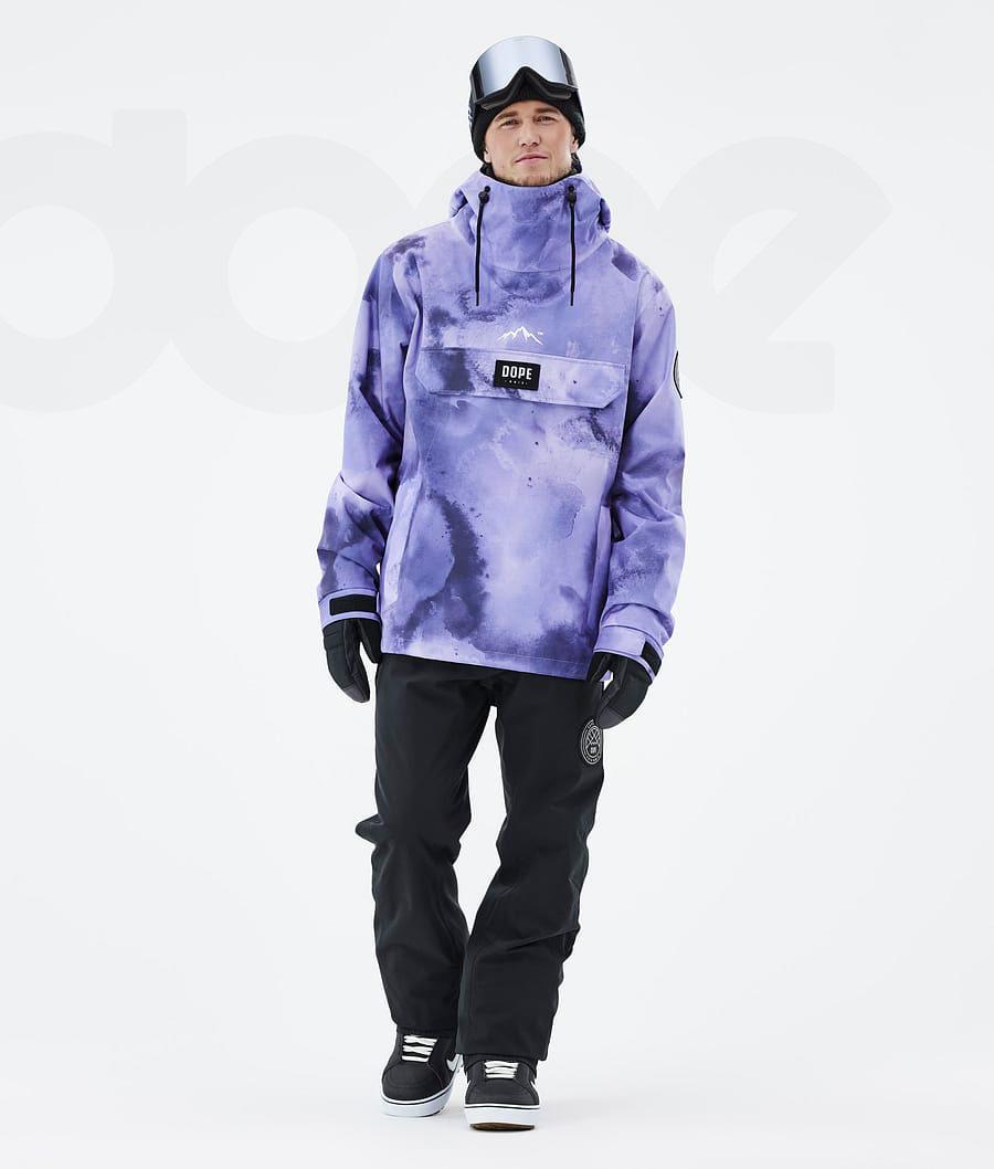 Purple Men's Dope Blizzard Snowboard Jackets | NZ_D1951
