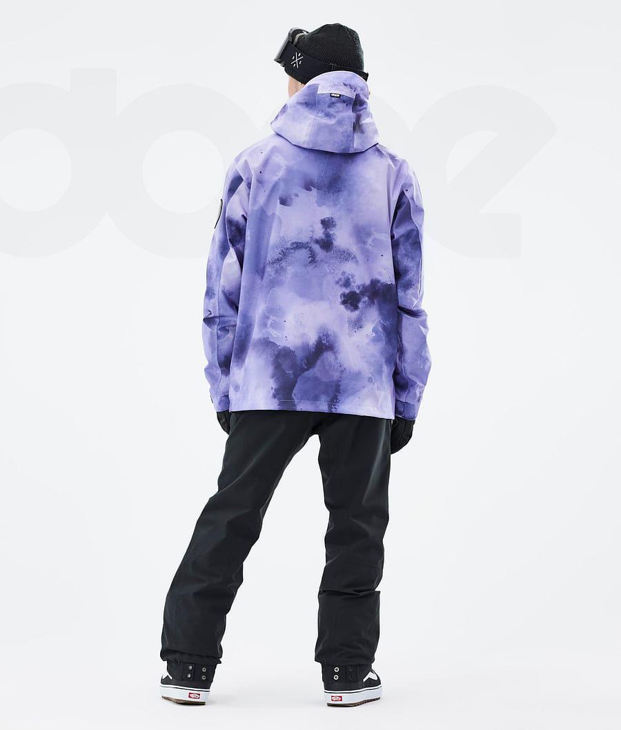 Purple Men's Dope Blizzard Snowboard Jackets | NZ_D1951