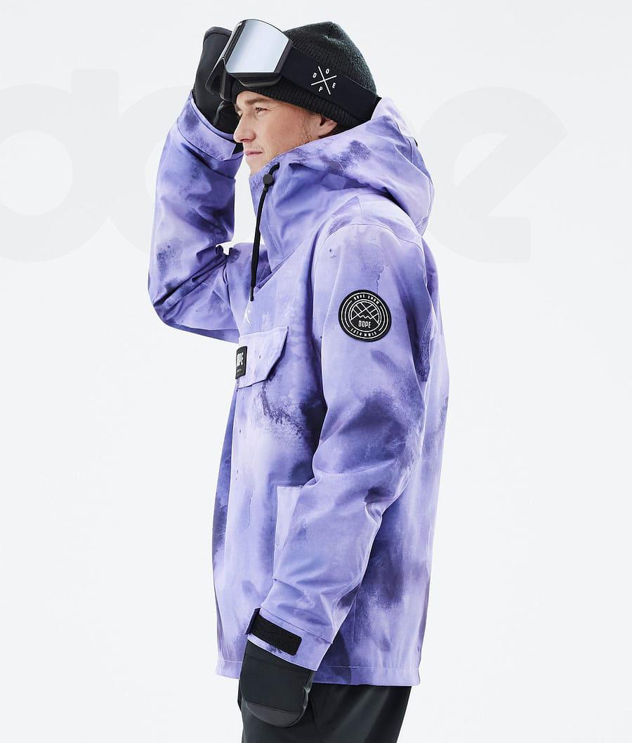 Purple Men's Dope Blizzard Snowboard Jackets | NZ_D1951