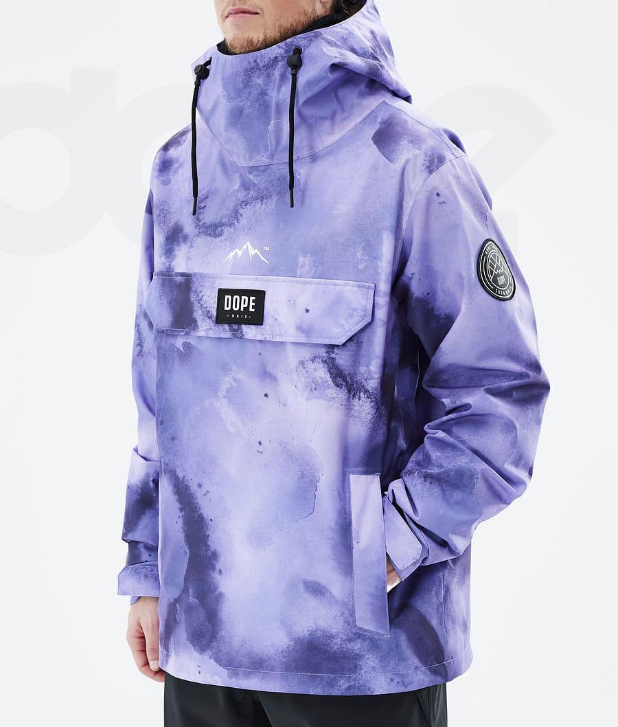 Purple Men's Dope Blizzard Snowboard Jackets | NZ_D1951