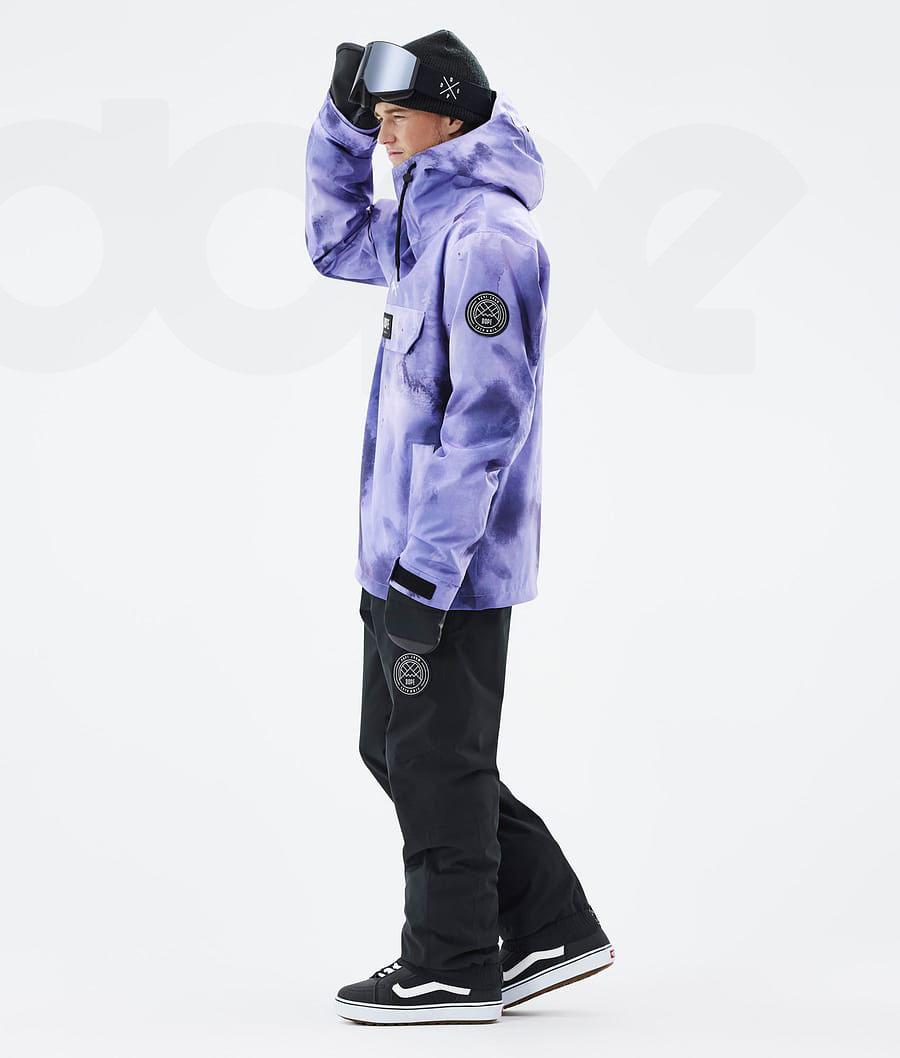 Purple Men's Dope Blizzard Snowboard Jackets | NZ_D1951