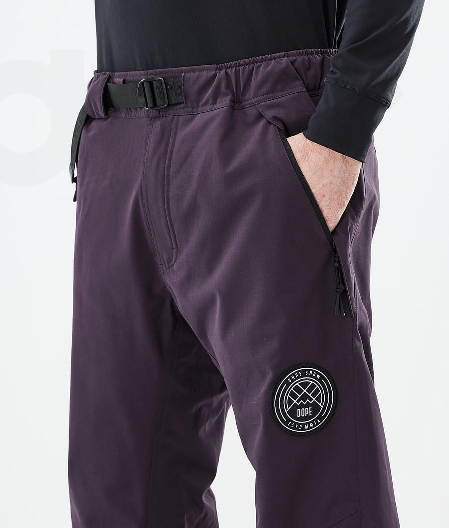 Purple Men's Dope Blizzard Snowboard Pants | NZ_D2358