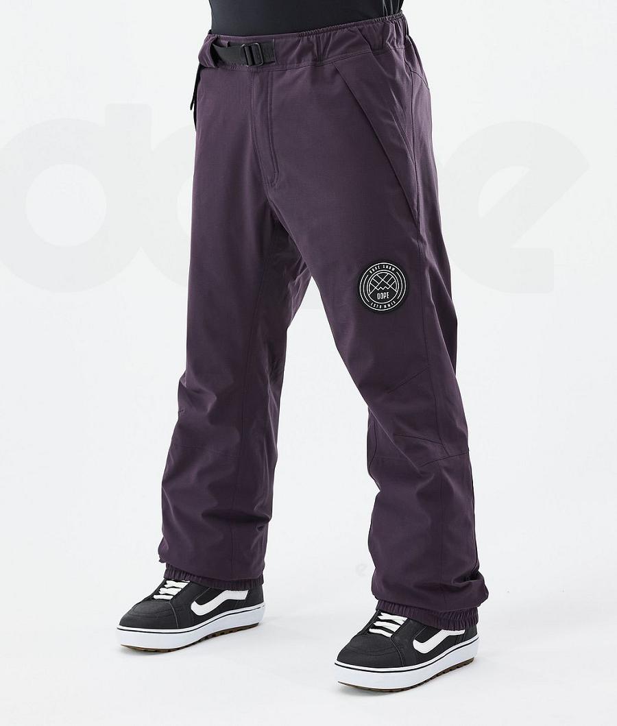 Purple Men\'s Dope Blizzard Snowboard Pants | NZ_D2358