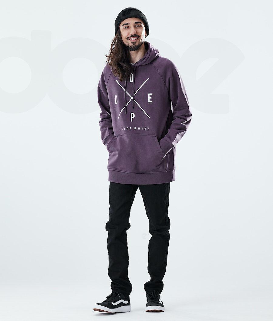 Purple Men's Dope Daily Hoodies | NZ_D1220