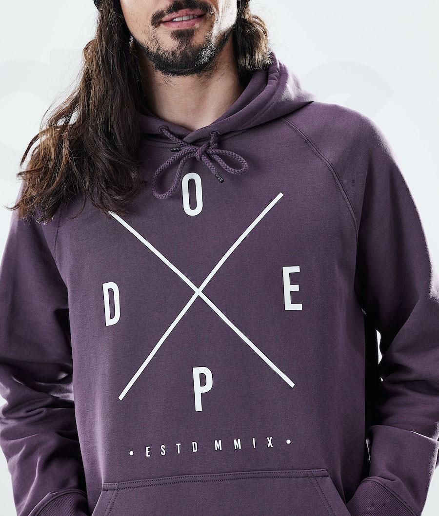 Purple Men's Dope Daily Hoodies | NZ_D1220