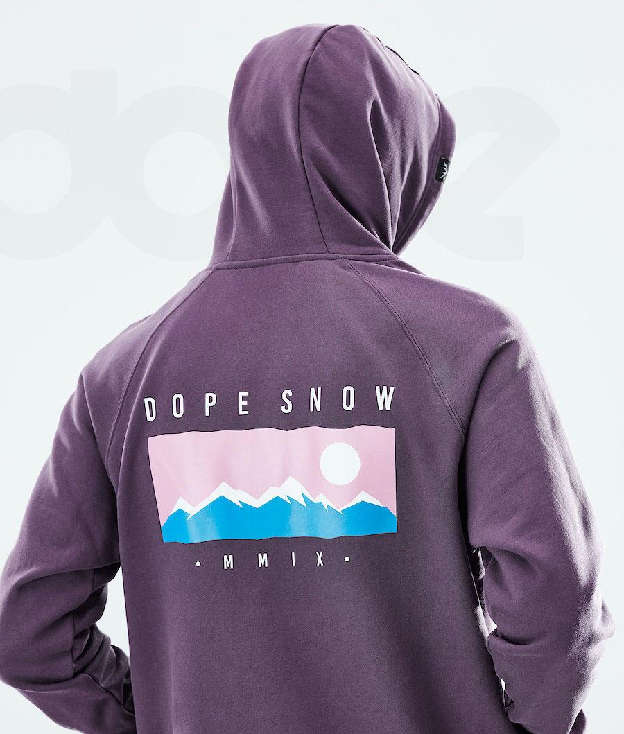 Purple Men's Dope Daily Hoodies | NZ_D1770