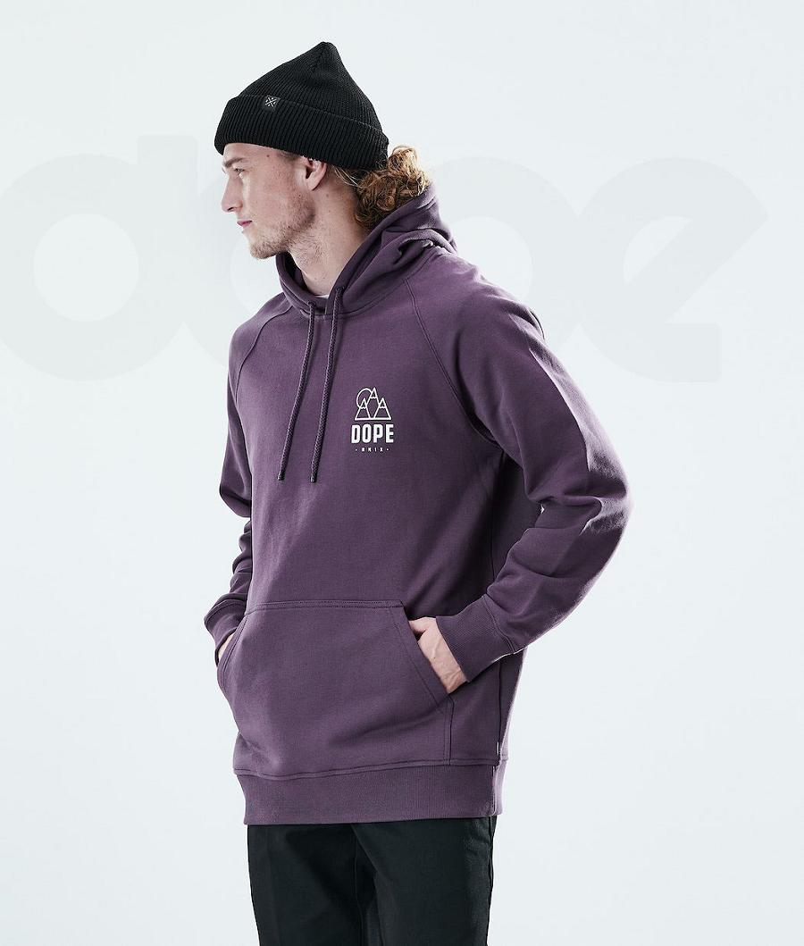 Purple Men's Dope Daily Hoodies | NZ_D1966