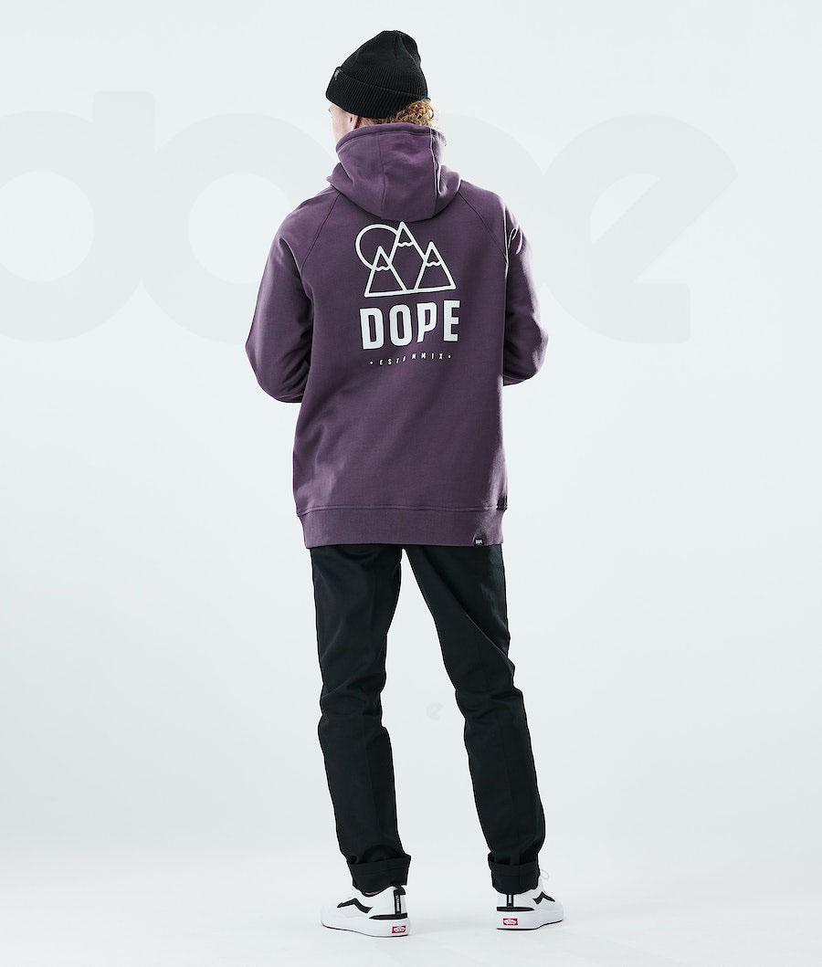 Purple Men's Dope Daily Hoodies | NZ_D1966