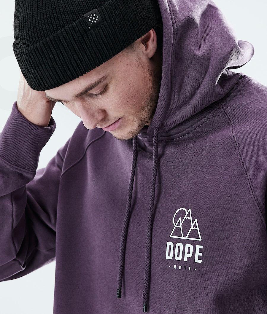 Purple Men's Dope Daily Hoodies | NZ_D1966