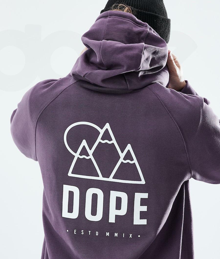 Purple Men's Dope Daily Hoodies | NZ_D1966