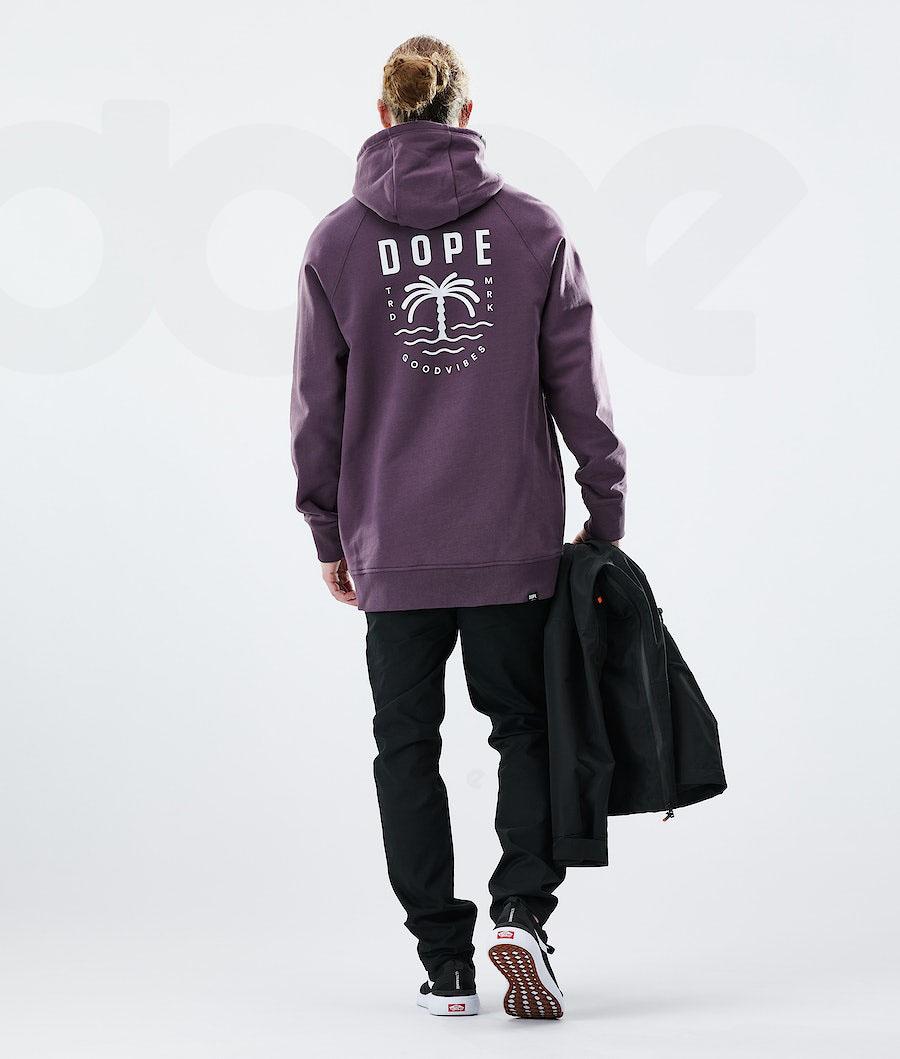 Purple Men's Dope Daily Hoodies | NZ_D2203