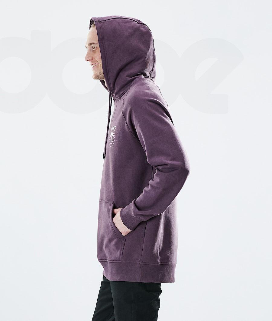Purple Men's Dope Daily Hoodies | NZ_D2203