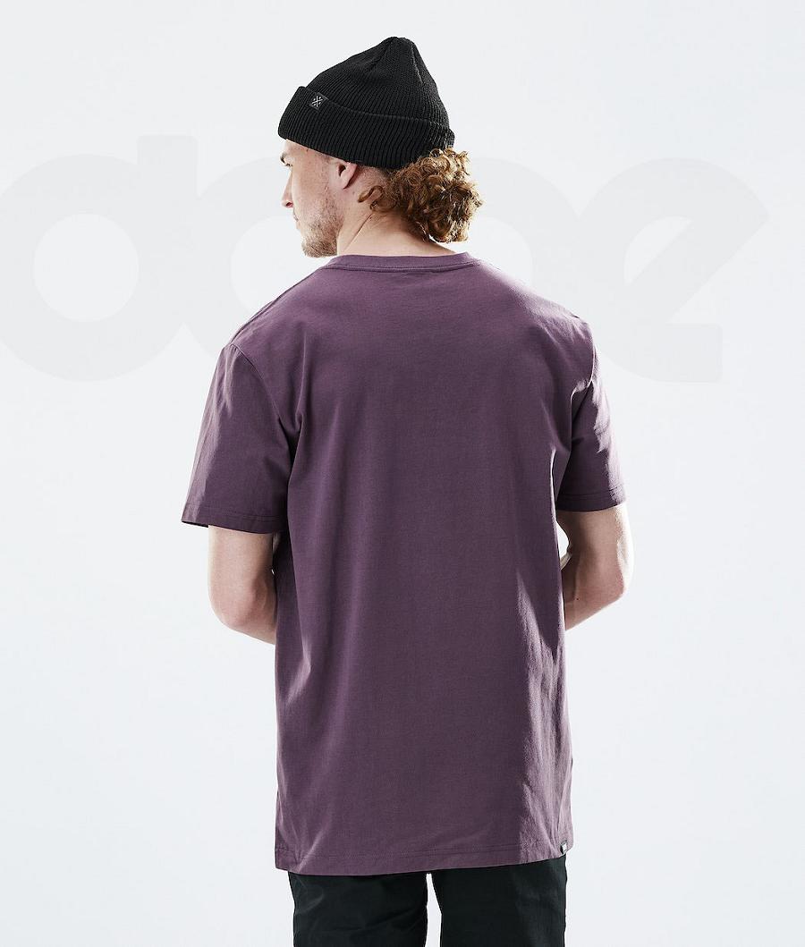 Purple Men's Dope Daily T-shirts | NZ_D1451