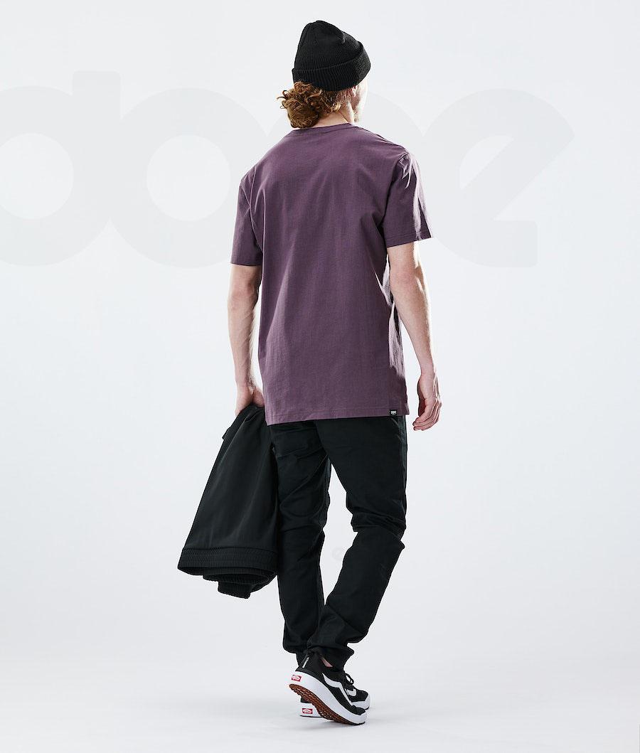 Purple Men's Dope Daily T-shirts | NZ_D1451