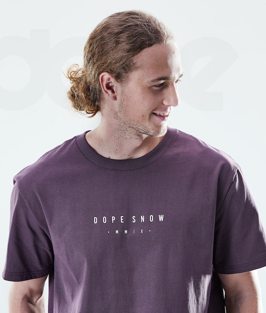 Purple Men's Dope Daily T-shirts | NZ_D2296