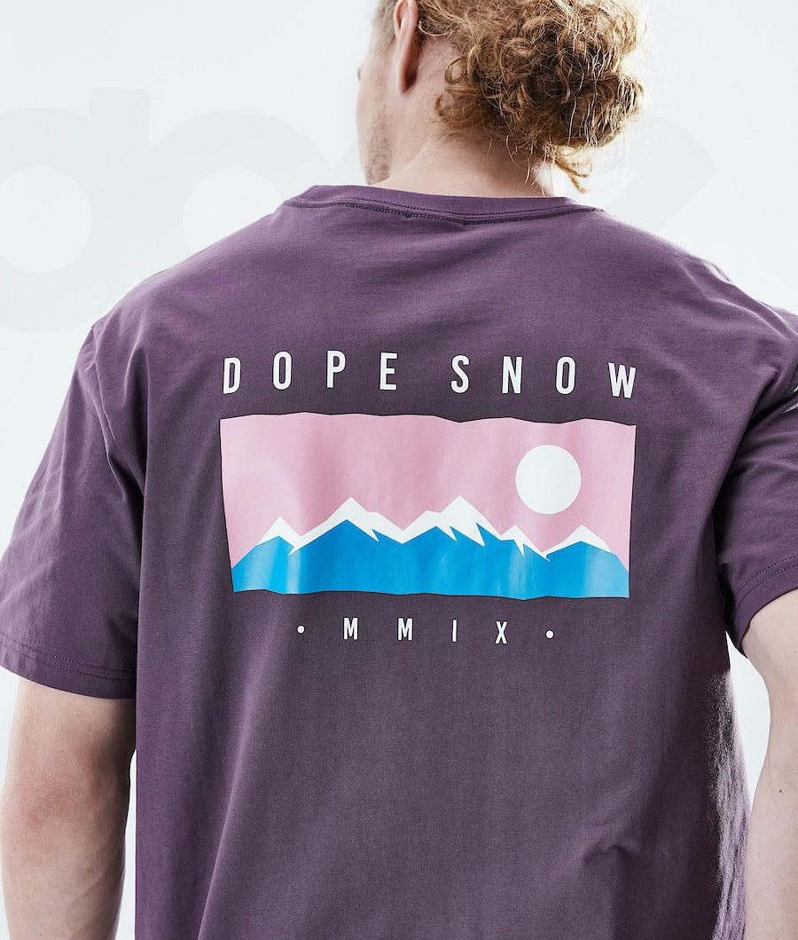 Purple Men's Dope Daily T-shirts | NZ_D2296