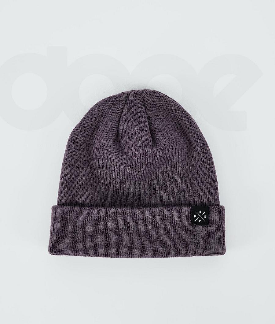 Purple Men\'s Dope Solitude Beanies | NZ_D1466