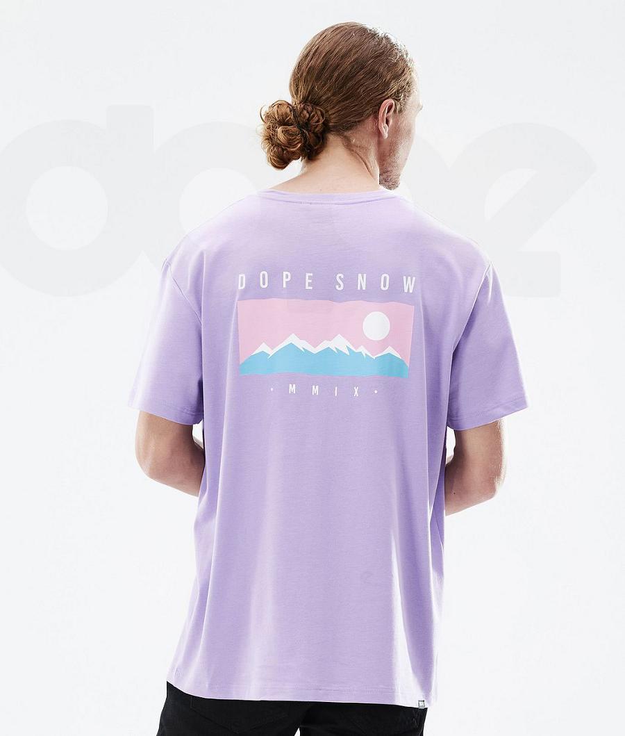 Purple Men\'s Dope Standard T-shirts | NZ_D1387